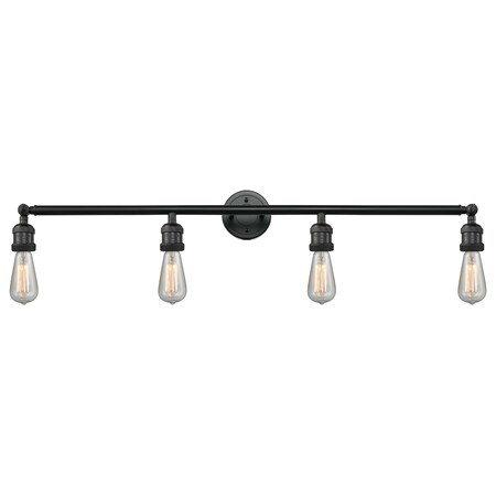 Innovations Lighting 4 Light Adjustable Bathroom Fixture 215NH-BK-S
